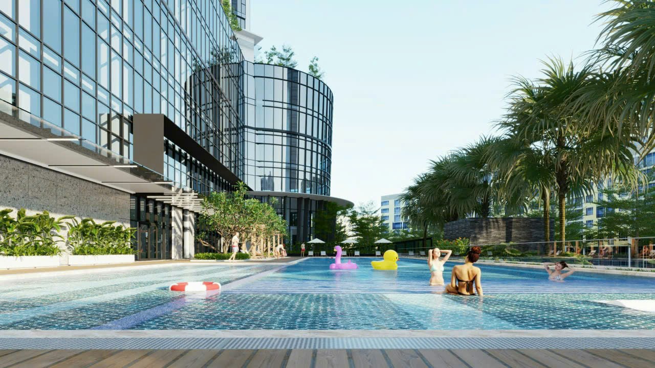 Tiện ích hồ bơi tại chung cư kepler land (Lỗ Mao, Hà Đông)